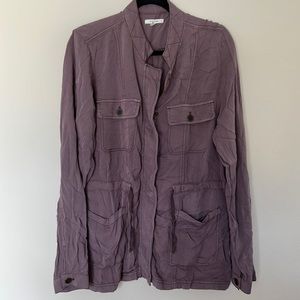 Purple light weight jacket